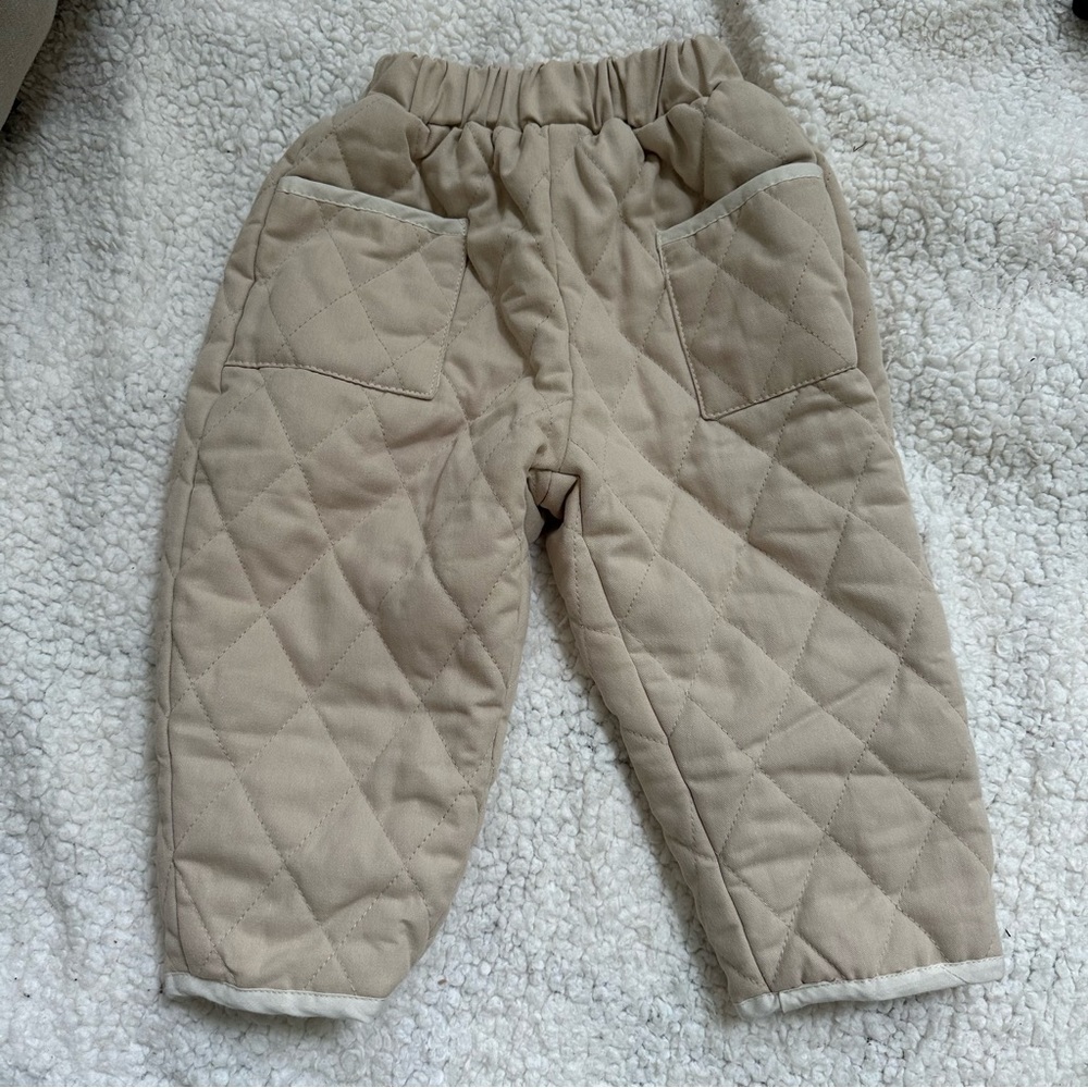 Baby quilted bubble pant